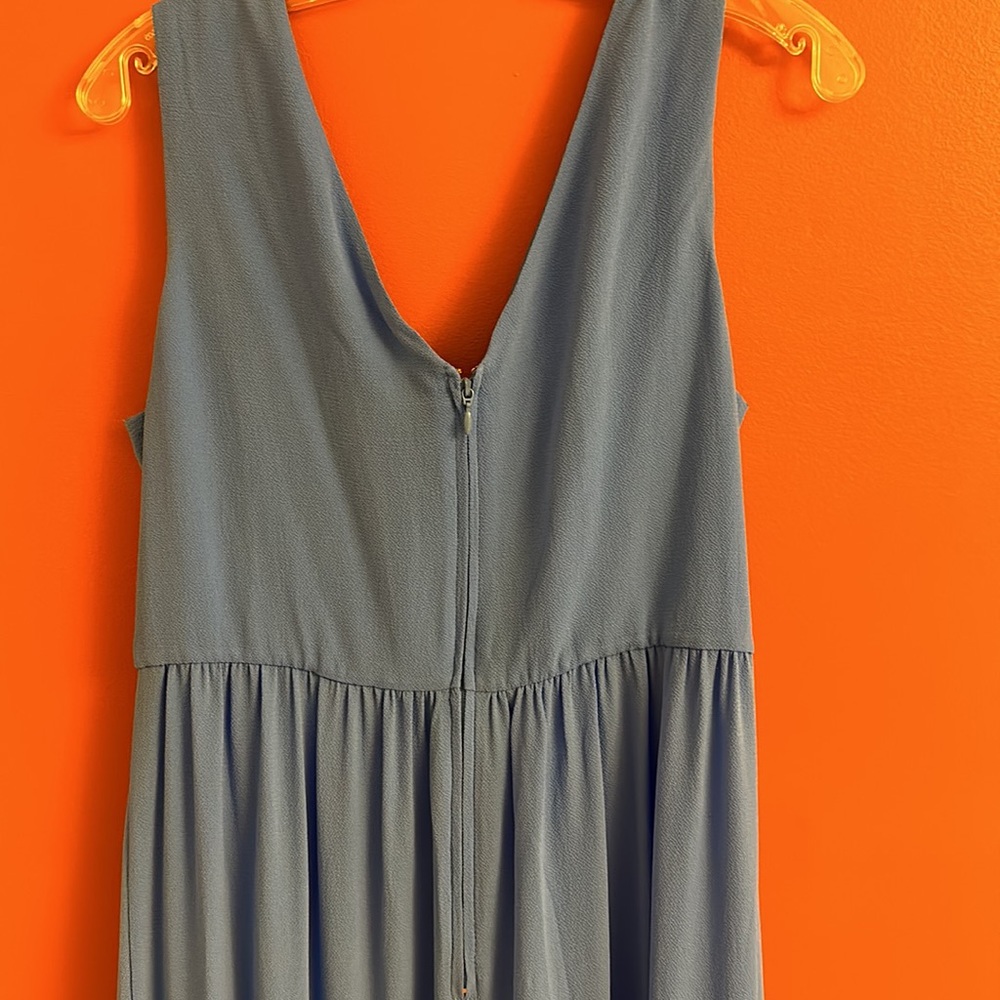 Lilly Pulitzer blue maurine tiered maxi dress with belt - Picture 6 of 7